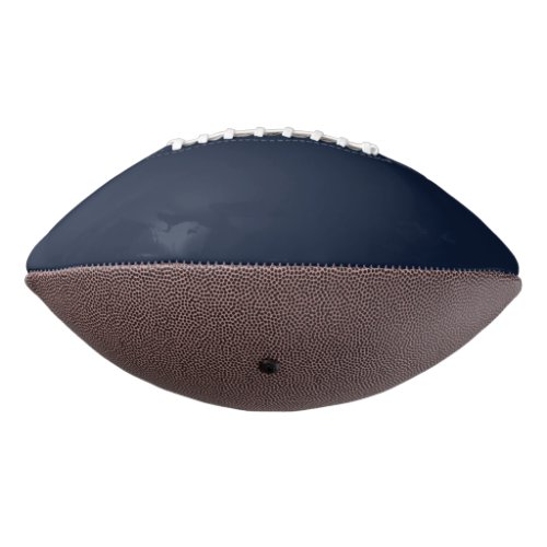 Solid color navy deep sea blue football