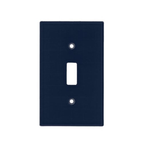 Solid color navy deep sea blue light switch cover