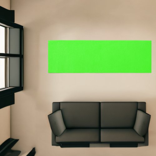 solid color neon  green background runner