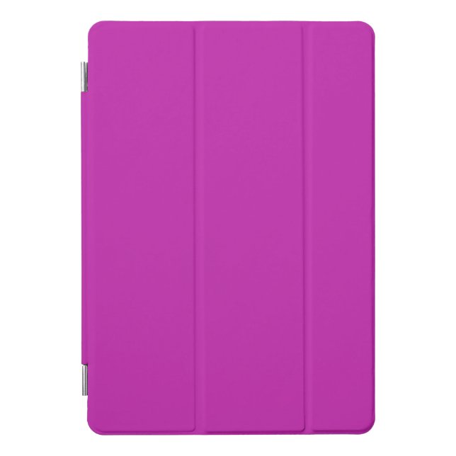 Solid color neon purple iPad pro cover (Front)