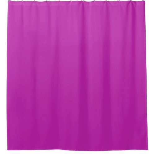 Solid color neon purple shower curtain