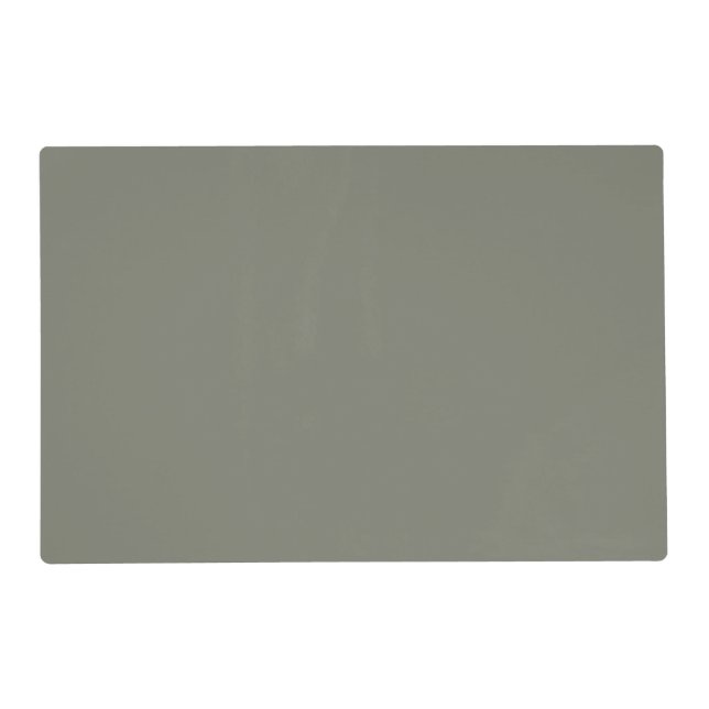 Solid Color Neutral Green Undertone 2026 COTY  Placemat (Front)