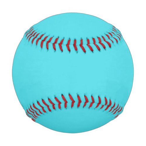Solid color ocean aqua blue baseball