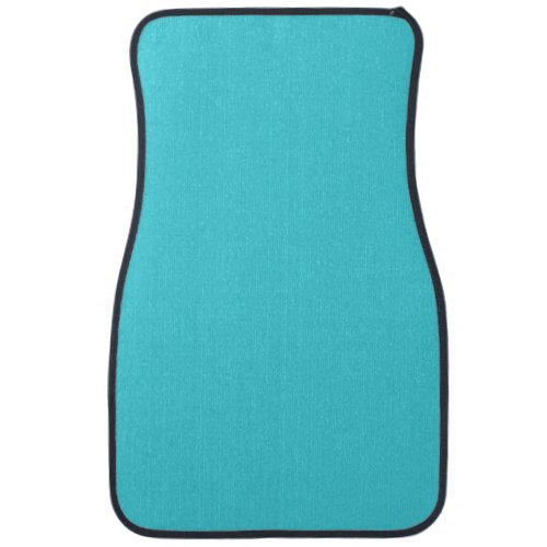 Solid color ocean aqua blue car floor mat