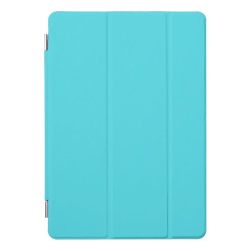 Solid color ocean aqua blue iPad pro cover