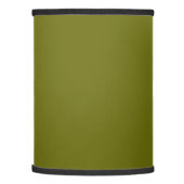 Solid color olive green lamp shade (Left)