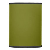Solid color olive green lamp shade (Right)