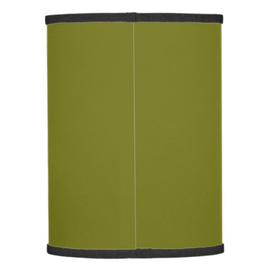 Solid color olive green lamp shade (Back)