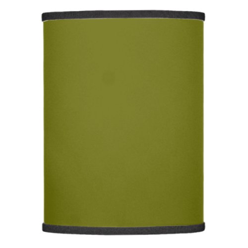 Solid color olive green lamp shade