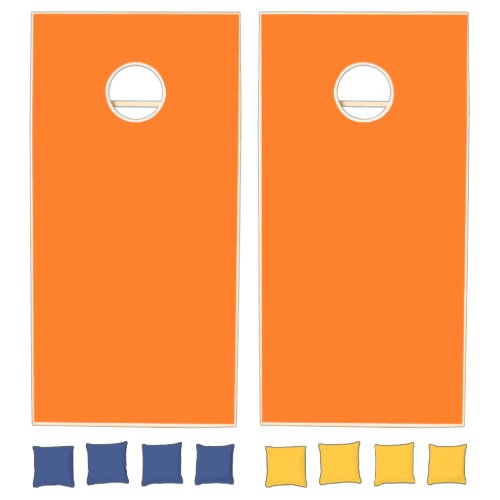 Solid Color Orange or DIY Color Cornhole Set