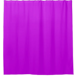 solid color orchid neon purple bath shower curtain