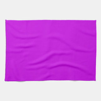solid color orchid neon purple kitchen dish towel