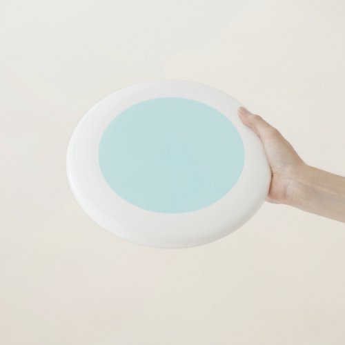 Solid color pale aqua blue Wham_O frisbee
