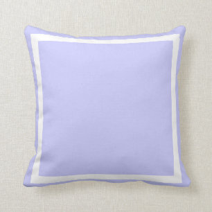 Solid color pastel lavender light Purple pillow