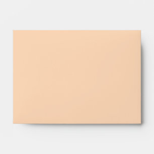 Solid Color Peach Puff Envelope