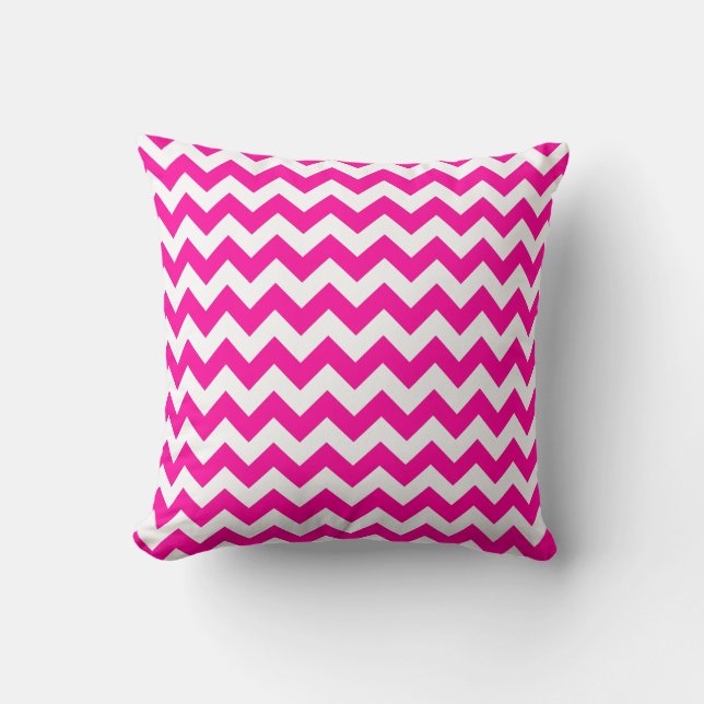 Solid color pillow Hot pink (Front)