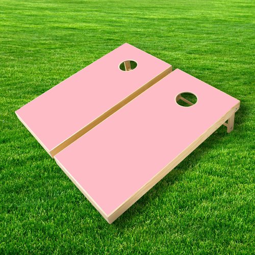 Solid Color Pink Cornhole Set