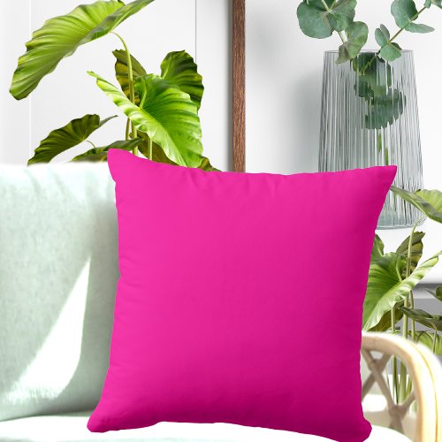 Solid Color Pink pillow