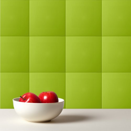 solid color pistachio green ceramic tile