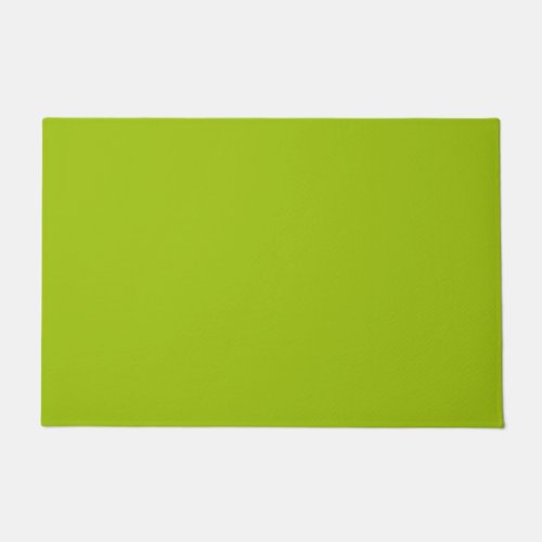 solid color pistachio green doormat