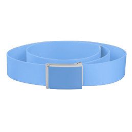 Solid color plain aero sky blue belt