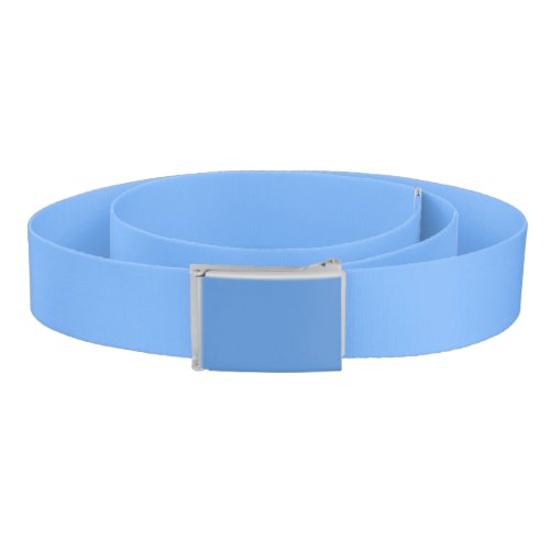 Solid color plain aero sky blue belt