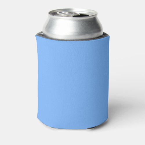 Solid color plain aero sky blue can cooler