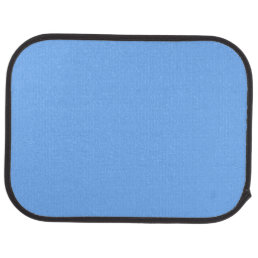 Solid color plain aero sky blue car floor mat