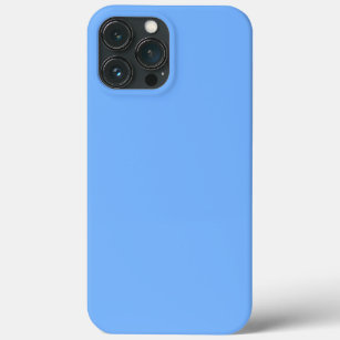 Solid color plain aero sky blue iPhone 13 pro max case