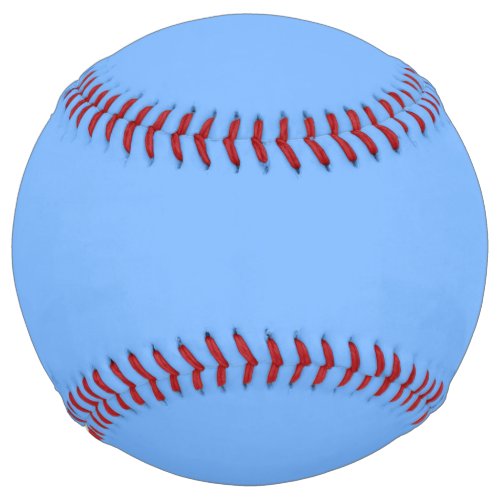 Solid color plain aero sky blue softball