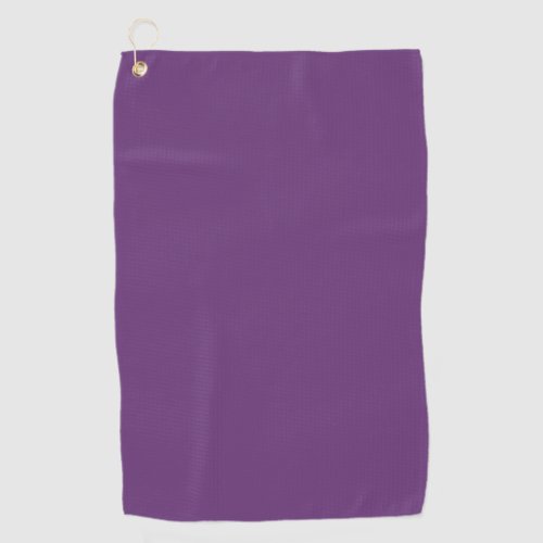 Solid color plain amaranth dark purple golf towel