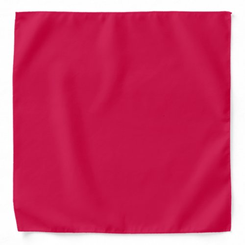 Solid color plain amaranth ruby red bandana