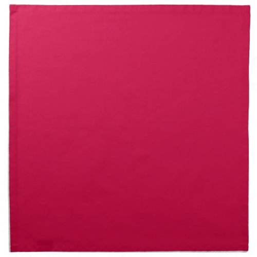 Solid color plain amaranth ruby red cloth napkin