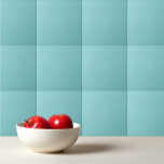 Solid color plain Aqua Splash blue Ceramic Tile<br><div class="desc">Solid color plain Aqua Splash blue design.</div>