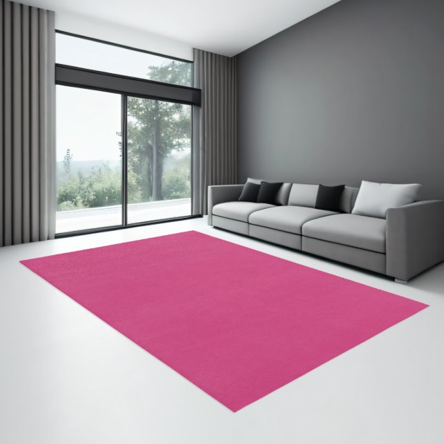 Solid color plain berry dark pink rug (Insitu (Indoor 3))
