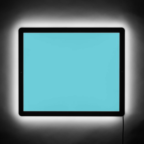 Solid color plain Blue Radiance LED Sign
