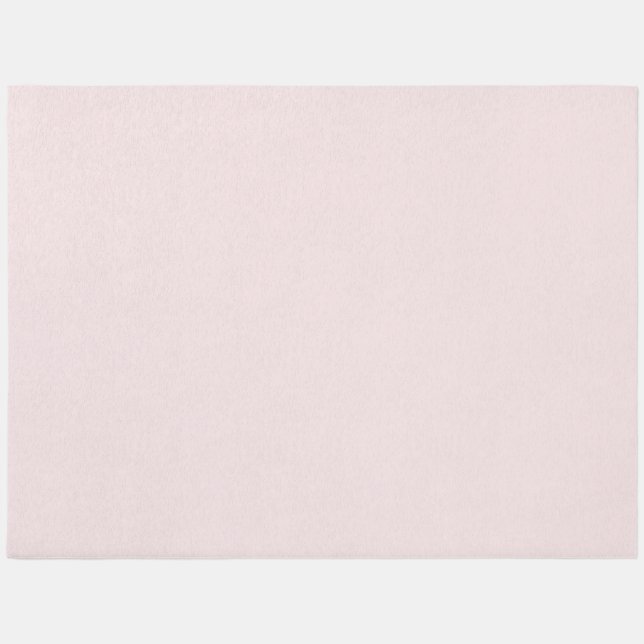 Solid color plain blushing pink rug (Front)