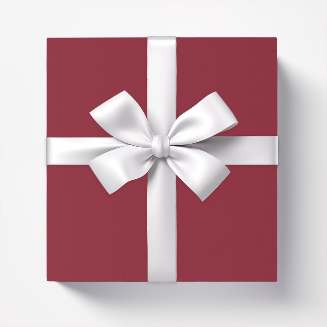 Solid color plain burgundy wrapping paper (Creator Uploaded)