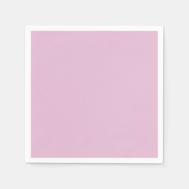 Solid color plain candy pink napkins (Front)