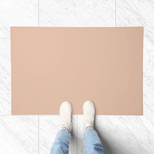 Solid color plain Cashmere beige Doormat