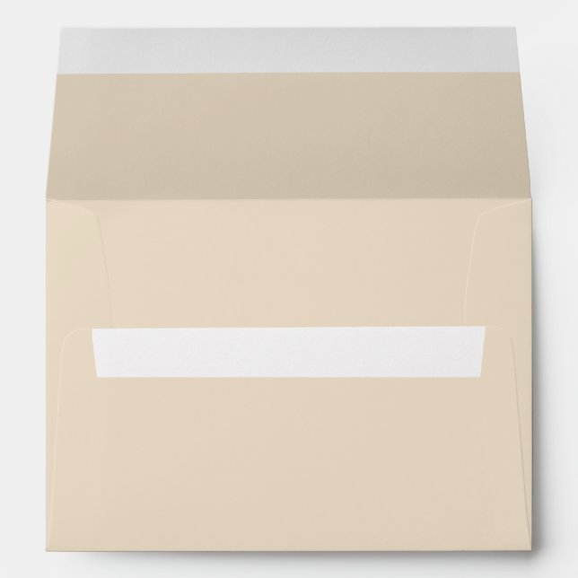 Solid color plain Champagne beige Envelope (Back (Bottom))