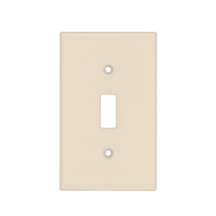 Solid color plain Champagne beige Light Switch Cover
