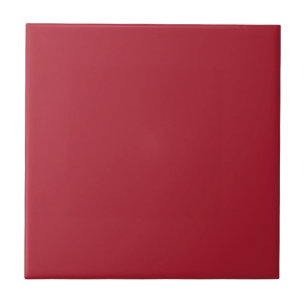 Solid color plain Christmas red Ceramic Tile