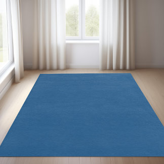 Solid color plain Classic Blue Rug