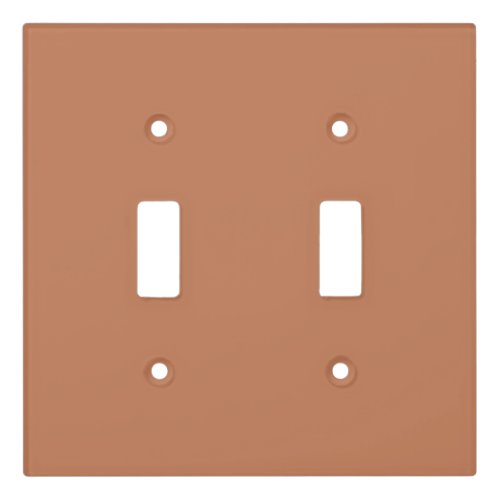 Solid color plain Copper brown Light Switch Cover