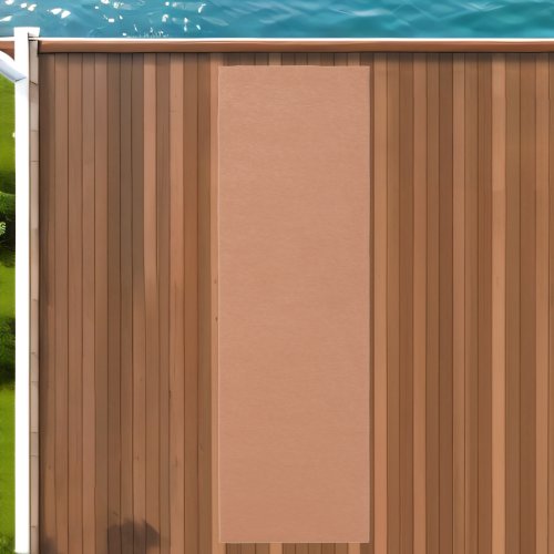 Solid color plain Copper brown Outdoor Rug