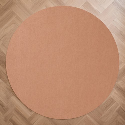 Solid color plain Copper brown Rug