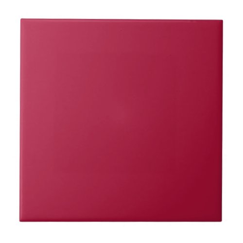 Solid color plain Crimson Red Ceramic Tile