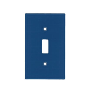 Solid color plain dark blue Winter night Skies Light Switch Cover