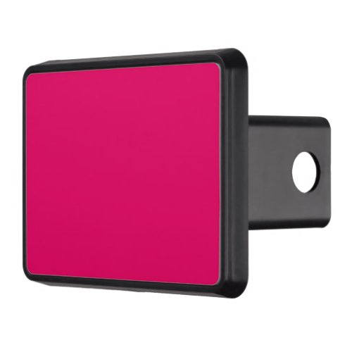 Solid color plain dark bright pink hitch cover